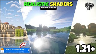 Top 3 Realistic Shader Minecraft PE 1211  Shader MCPE 121  No Clickbait [upl. by Lalo]