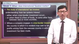 OECD Tax Introduction to International Taxation Lecture 1 Joon Seok Oh [upl. by Olen]