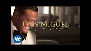 Luis Miguel  ¿Por Qué Te Conocí Lyric Video [upl. by Rainwater]