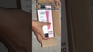 Unboxing Aruhiu wax heater machine roll on wax hair removal wax refill white chocolate wax waxkit [upl. by Pogue]