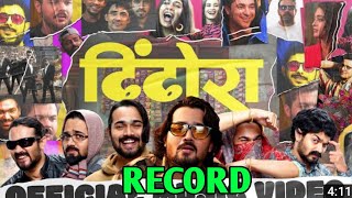 Bhuvan Bam Dhindora Music Video RECORD  BBKiVines Dhindora Facts  shorts [upl. by Margette]