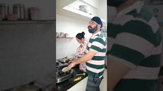 ek kitchen mai do cook funnyvideos thiscouple comedy [upl. by Ulric]