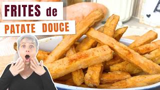 Comment faire des frites de patates douces croustillantes  Technique et Recette [upl. by Halet]