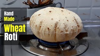 Roti  রুটি বলের মতো ফোলানো ও দীর্ঘক্ষণ নরম রাখার সিক্রেট  Chapati  Gomer Atar Ruti  Recipe 108 [upl. by Elephus]