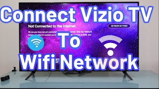 How to Connect Vizio TV to WiFi 2024 super easy😮 [upl. by Edrock330]