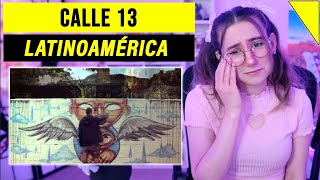 EXTRANJERA REACCIONA a Calle 13 😢 Latinoamérica 💔 [upl. by Bettina]