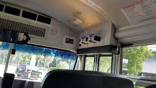 Miami Dade District School Bus BlueBird Vision 2013 AM route 32128 from my a field trip [upl. by Gaspar]