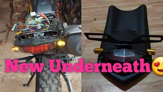 Installing New Underneath for CRF150L [upl. by Ethelin]