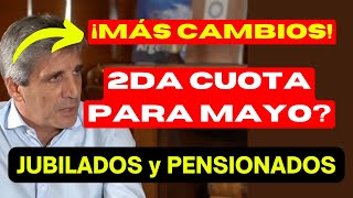 🛑 ATENCIÓN❗ MÁS CAMBIOS❗ BONO y AUMENTO 😲 2da CUOTA en MAYO 👉 JUBILADOS y PENSIONADOS de la ANSES❗ [upl. by Aridan]