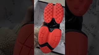 Coco Shoes Balmain Unicorn LowTop Orange Black  Unboxing video review [upl. by Eneirda]