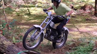 Vintage Motorcycle Observed Trials Event [upl. by Silloc]