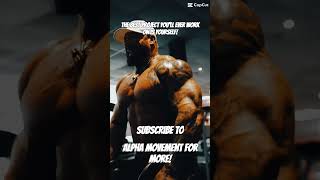 Subscribe for more fitness motivation and inspire yourself to Become your own Alpha [upl. by Tennies]