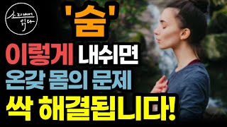 인생을 바꾸는 놀라운 호흡의 힘  이렇게 숨 쉬세요 온갖 몸의 문제 싹 사라집니다  호흡력 높이는 법  호흡의 힘  책읽어주는여자 SODAs 건강 오디오북 [upl. by Llennyl]