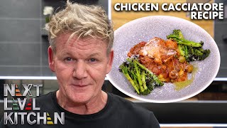 Gordon Ramsay Cooks Up an Easy Chicken Cacciatore Recipe [upl. by Aiciruam815]