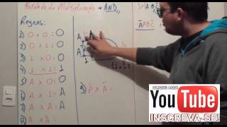 Eletrônica Digital 32 Álgebra de Boole  Postulado da Multiplicacao [upl. by Sontich]