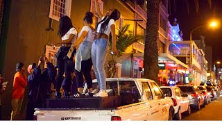 Nightlife in Capetown Long street Clubs Bree Street [upl. by Amorette]