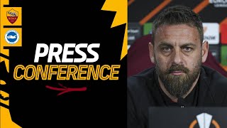 🟨 LIVE 🟥 La conferenza stampa di Daniele De Rossi e Gianluca Mancini alla vigilia di RomaBrighton [upl. by Swiercz981]