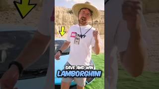 quotSave And Win LAMBORGHINIquot shorts viralvideo mrbeast [upl. by Ahsilahs]