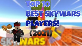 TOP 5 BEST SKYWARS PLAYERS  ROBLOX SKYWARS [upl. by Treblah]