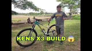 KENS TYRANN X3 BIKE BUILD [upl. by Esertal]