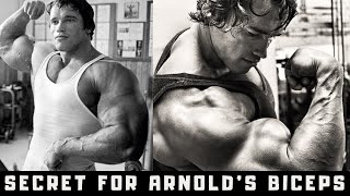 Shocking Revelation How Arnold Schwarzenegger Built His Iconic Biceps [upl. by Ytinav]