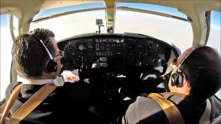 Atlantic crossing in a Citation Jet  Landing at Greenland [upl. by Ailina]