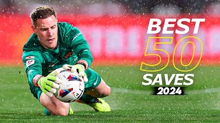 Best 50 Goalkeeper Saves 2024  HD 11 [upl. by Eiblehs280]