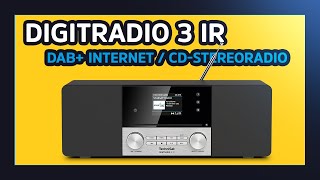 Short Review DIGITRADIO 3 IR  DAB InternetCDStereoradio mit BluetoothAudiostreaming  TechniSat [upl. by Pero]