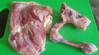 HOW TO DEBONE LEG QUARTER  DEBONING CHICKEN LEG AND THIGH [upl. by Kelvin]