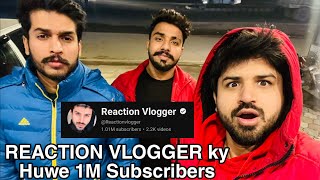 Reaction Vlogger Zafar Ali Ky Huwe 1M Subscribers bhai ka Dance check kro 😂 HNY  Shahzaib Hashmi [upl. by Prue]