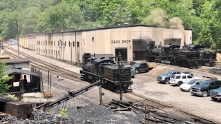 Railroad Track Finally Put Back In Service amp How Steam Locomotives Gets Water Cass Scenic Railroad [upl. by Yarased41]