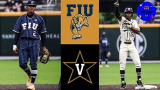 FIU vs 3 Vanderbilt Highlights  2021 College Baseball Highlights [upl. by Yrnehnhoj]