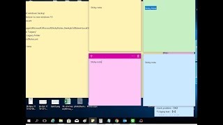 How to Restore Sticky Note to new windows เรียกคืน sticky note วินโดวส์ 10 [upl. by Klepac]