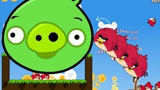 Angry Birds Cannon 3  BLASH AND KICK OUT BAD PIGS TO RESCUE GIRLFRIEND [upl. by Seek]