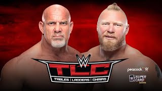 FULL MATCH  Goldberg vs Brock Lesnar WWE TLC 2023 [upl. by Firehs]