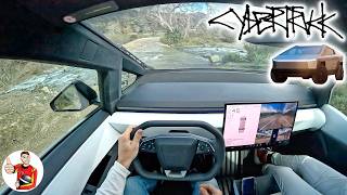 Tesla Cybertruck POV First Drive [upl. by Emmery911]