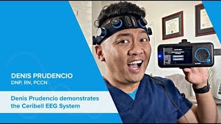 Denis Prudencio Demonstrates the Ceribell EEG System [upl. by Ahsimrac]