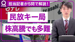 広告収入減に株主の圧力増大、テレビ局が直面する生存競争 [upl. by Charlot]