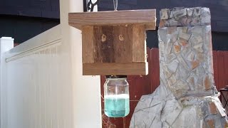 Building 2 Carpenter Bee Traps [upl. by Atteuqahs709]