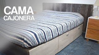 COMO HACER CAMA CAJONERA  PROYECTO MUEBLE  By Faplac [upl. by Ahsenauq]