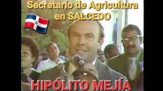 HIPOLITO MEJÍA CUANDO FUE SECRETARIO DE ESTADO DE AGRICULTURA 1982 [upl. by Mandle]