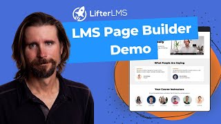 New LMS Page Builder Demo Aircraft by LifterLMS [upl. by Ylhsa]