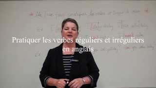 Pratiquer les verbes réguliers et irréguliers en anglais  Irregular and regular verbs in English [upl. by Foscalina]