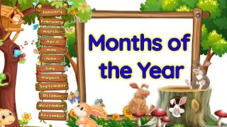 Months Names  Months of the year  Months name in English January February  12 months of the year [upl. by Annitsirhc]