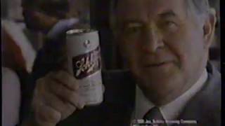 1981 Schlitz Beer Taste Test quotFrank Sellingerquot TV Commercial [upl. by Hortensa]