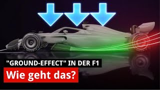 F1Regeln 2022 erklärt So funktioniert der quotGroundEffectquot [upl. by Aynam546]