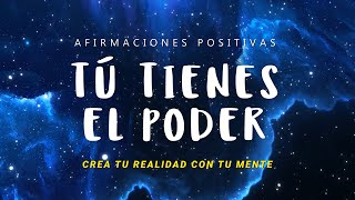 CREA TU REALIDAD de verdad Afirmaciones Positivas para Transformar tu Subconsciente y Vida 💫ATRAE [upl. by Ticknor]