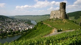 BernkastelKues in Mosel in Germany  travel video about German Moselle Valley [upl. by Dyche]