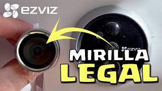 Esta MIRILLA INTELIGENTE si es LEGAL  EZVIZ HP2 [upl. by Flessel5]