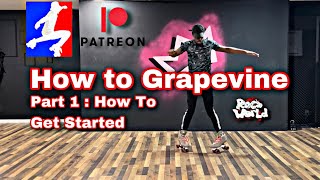 SK8rFIT UNIVERSITY Grapevine Part 1  How To Start Roller Skating [upl. by Anerrol]